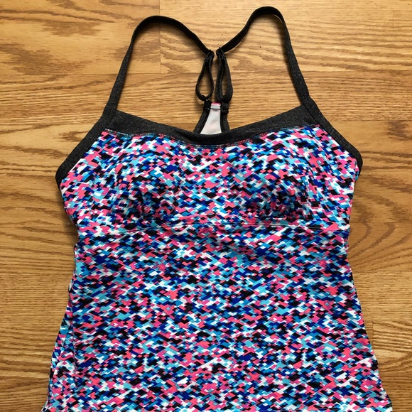 Pink & Blue full length swim top! - Picture 1 of 3